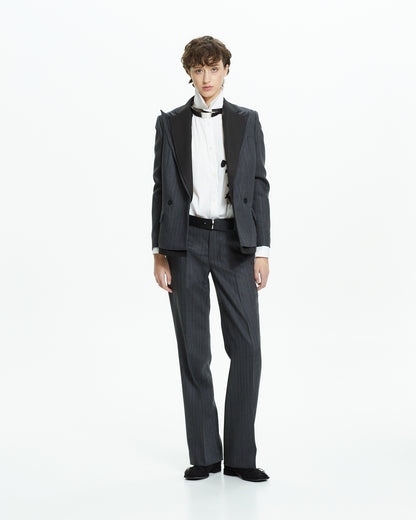 _MALLONI Camicia oversize con ricamo astratto BIANCO