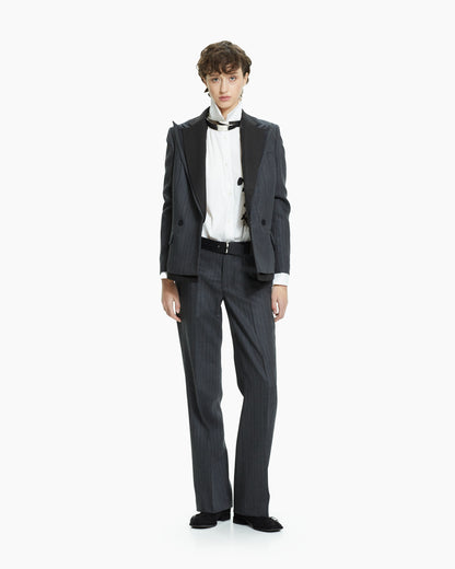 _MALLONI Camicia oversize con ricamo astratto BIANCO