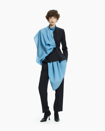 _MALLONI Pantalone sartoriale NERO