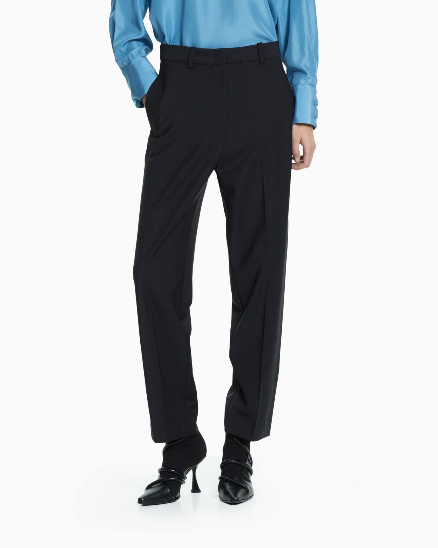 _MALLONI Pantalone sartoriale NERO