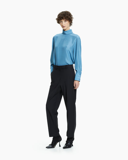 _MALLONI Pantalone sartoriale NERO