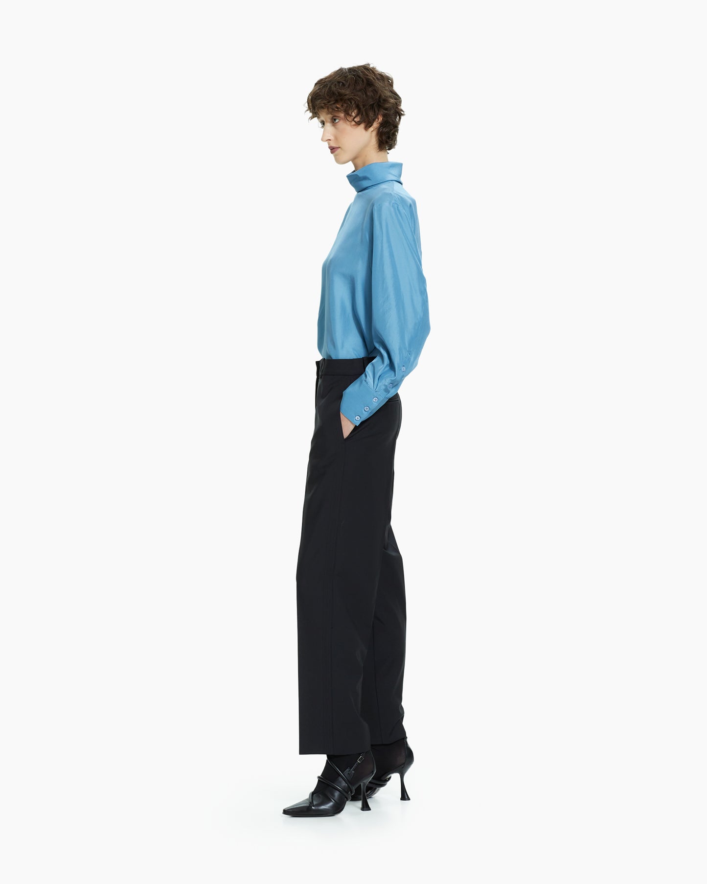 _MALLONI Pantalone sartoriale NERO
