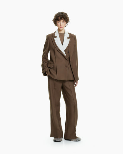 _MALLONI Pantalone wide-leg sartoriale
