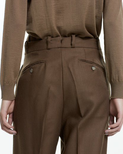 _MALLONI Pantalone wide-leg sartoriale