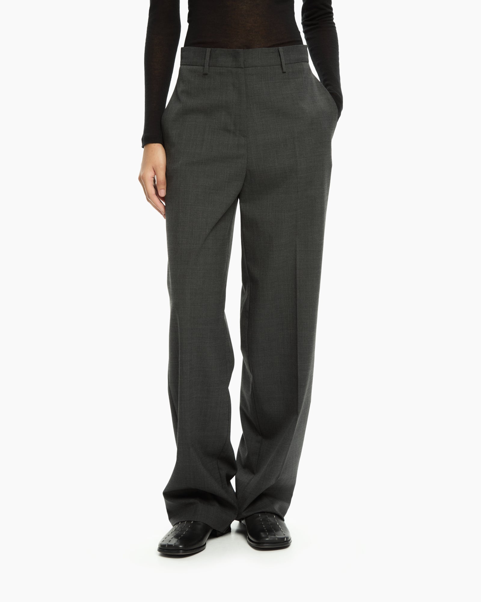 _MALLONI Pantalone sartoriale GRIGIO