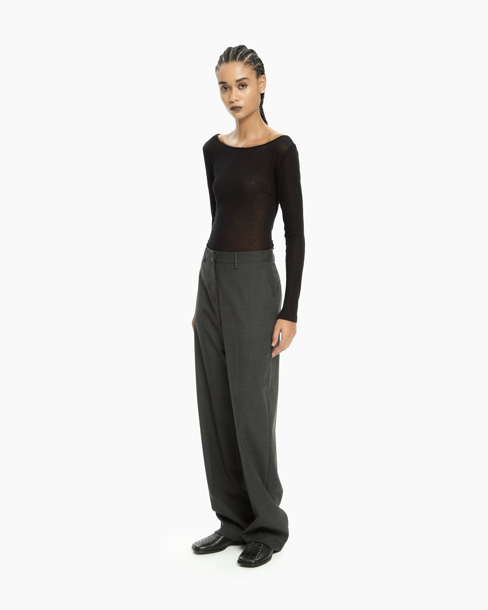 _MALLONI Pantalone sartoriale GRIGIO