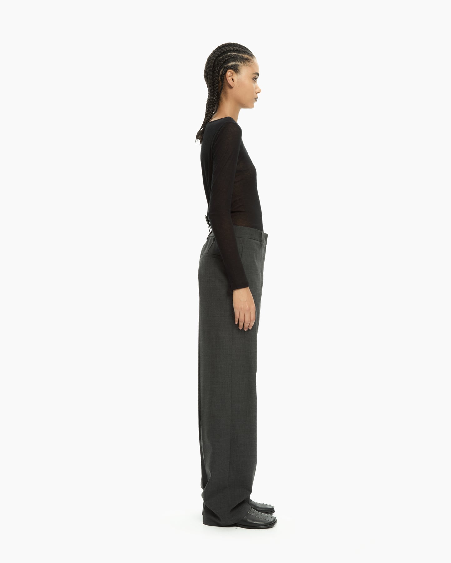 _MALLONI Pantalone sartoriale GRIGIO