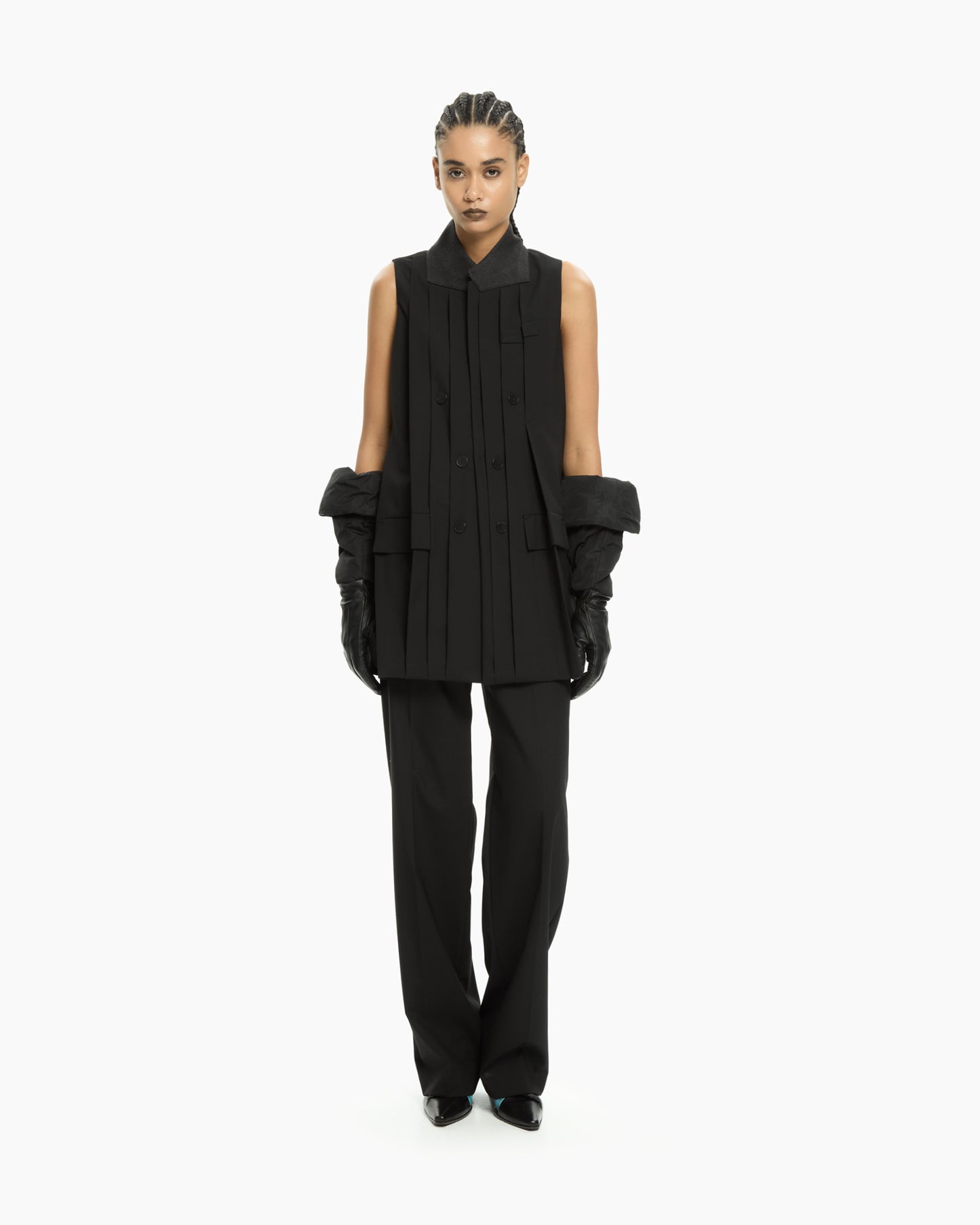 _MALLONI Pantalone sartoriale NERO