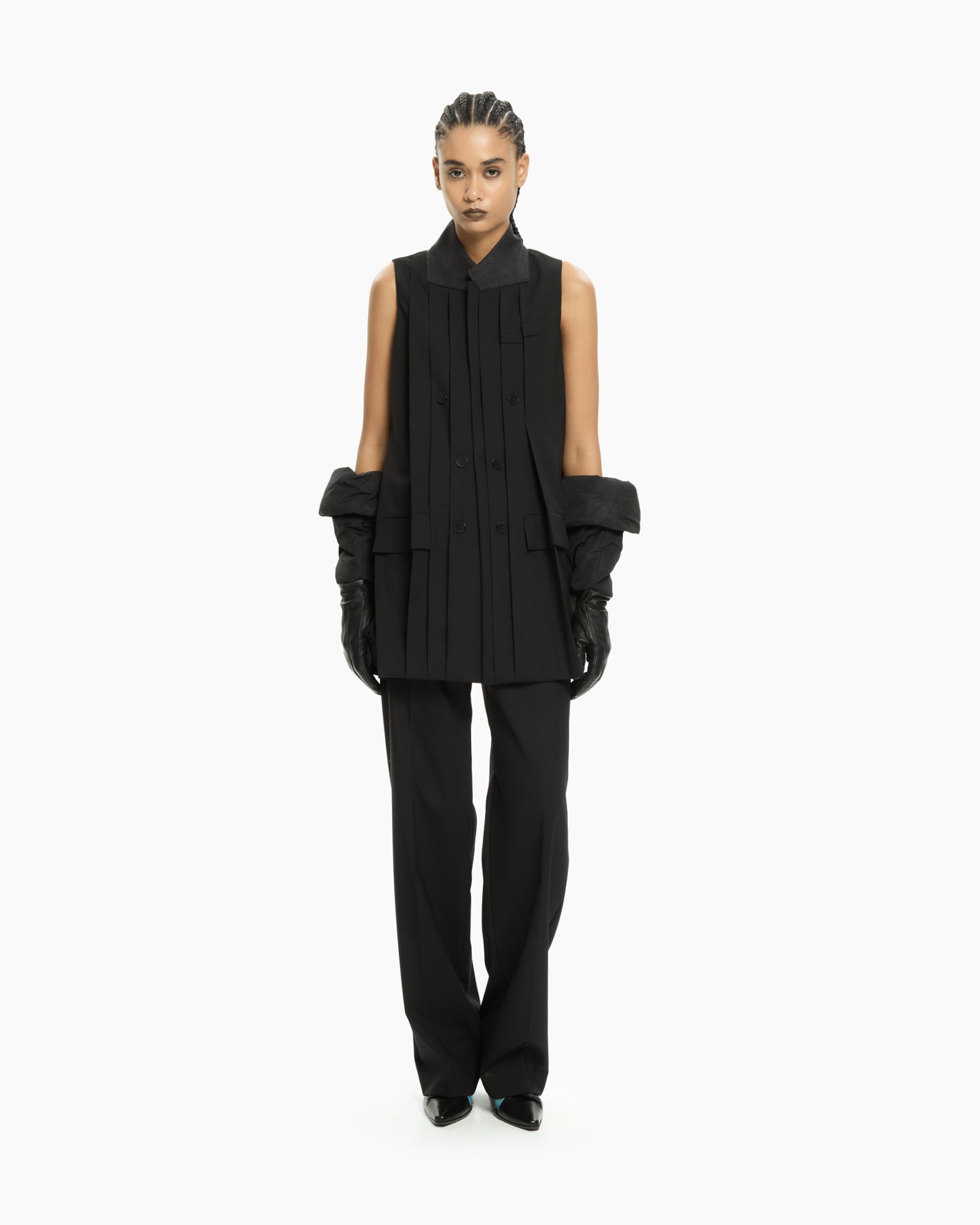 _MALLONI Pantalone sartoriale NERO
