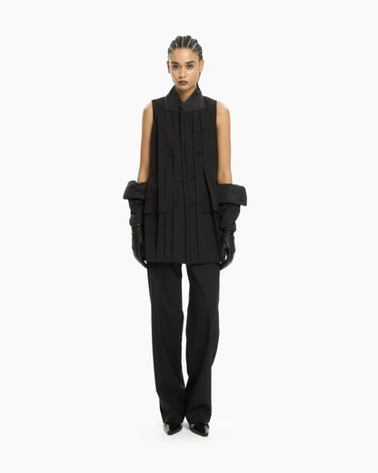 _MALLONI Pantalone sartoriale NERO