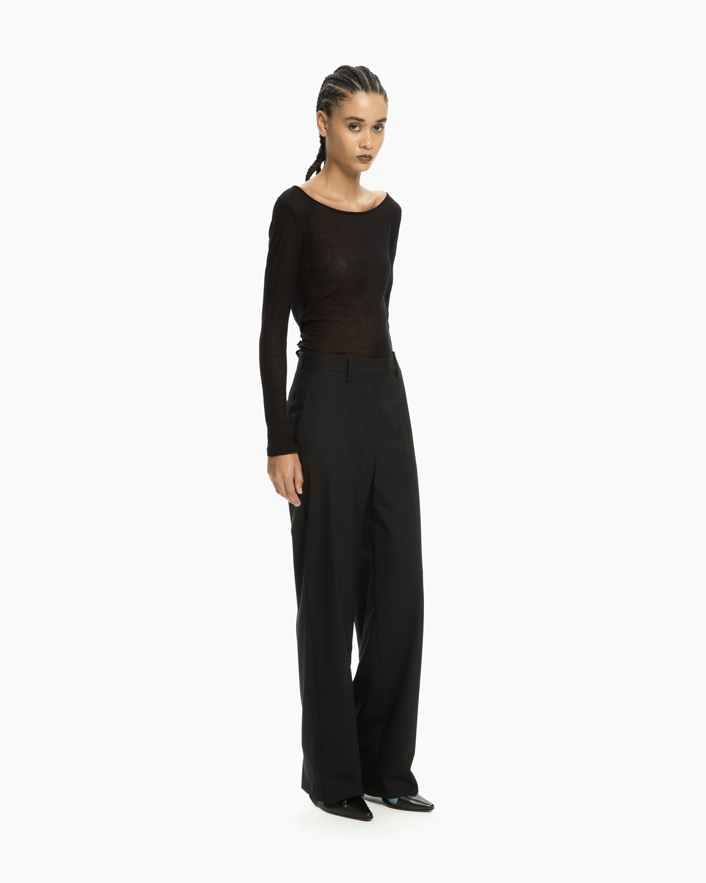 _MALLONI Pantalone sartoriale NERO