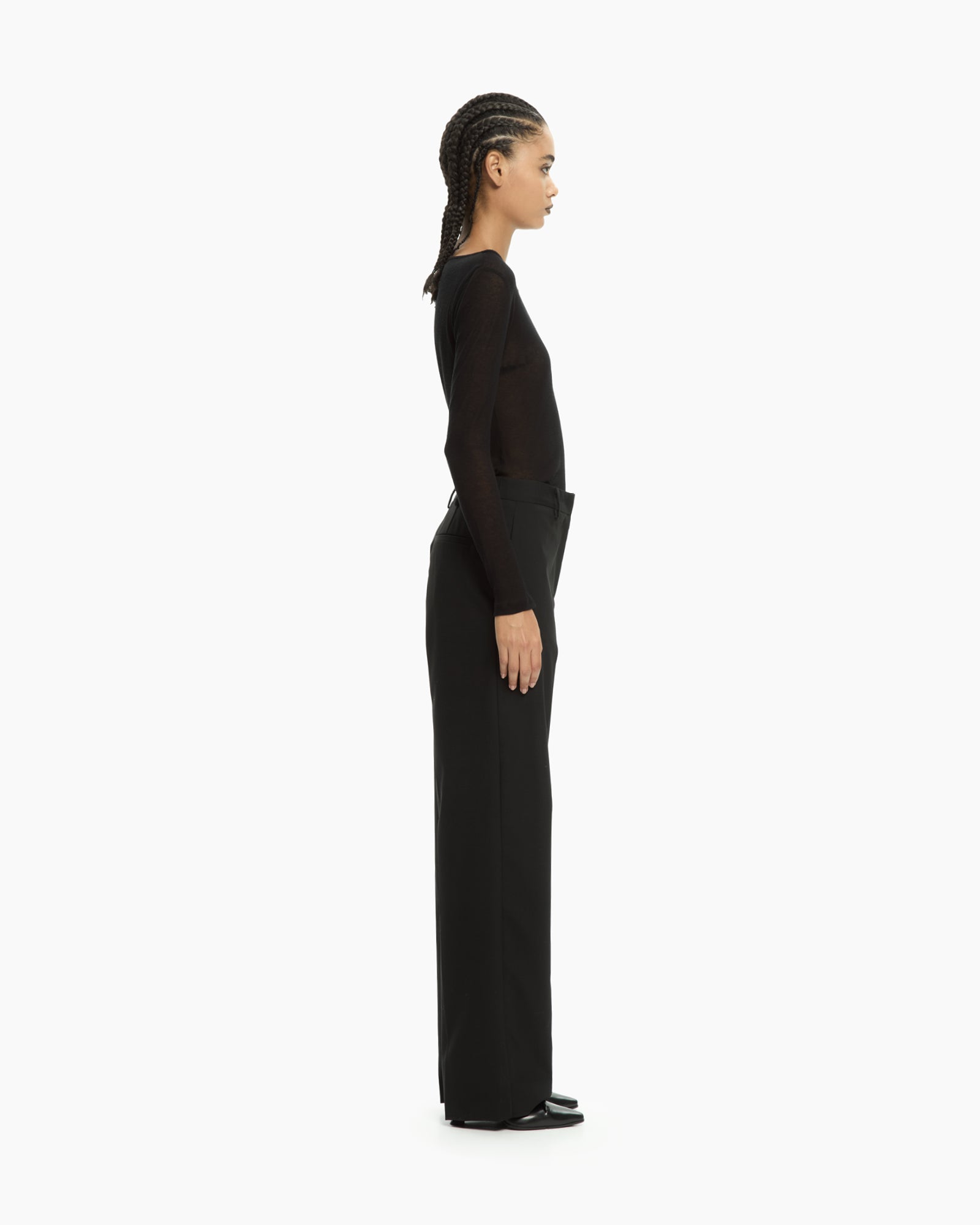 _MALLONI Pantalone sartoriale NERO