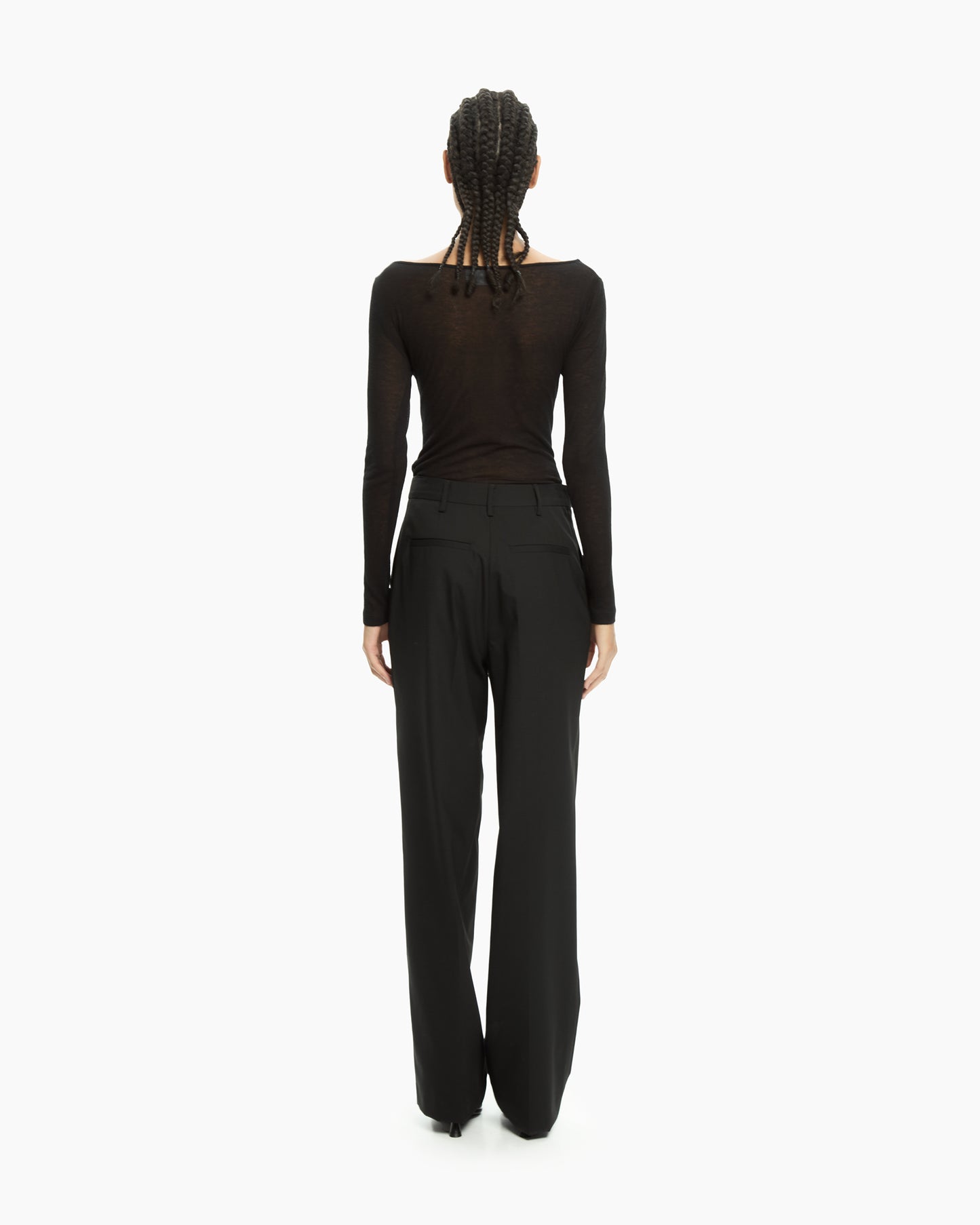 _MALLONI Pantalone sartoriale NERO