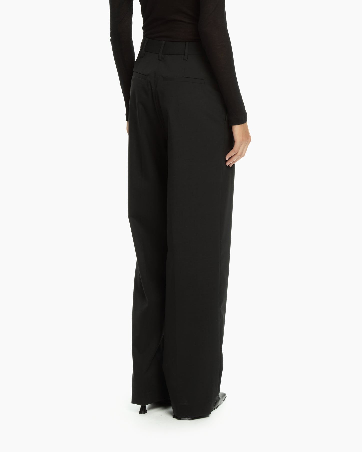 _MALLONI Pantalone sartoriale NERO