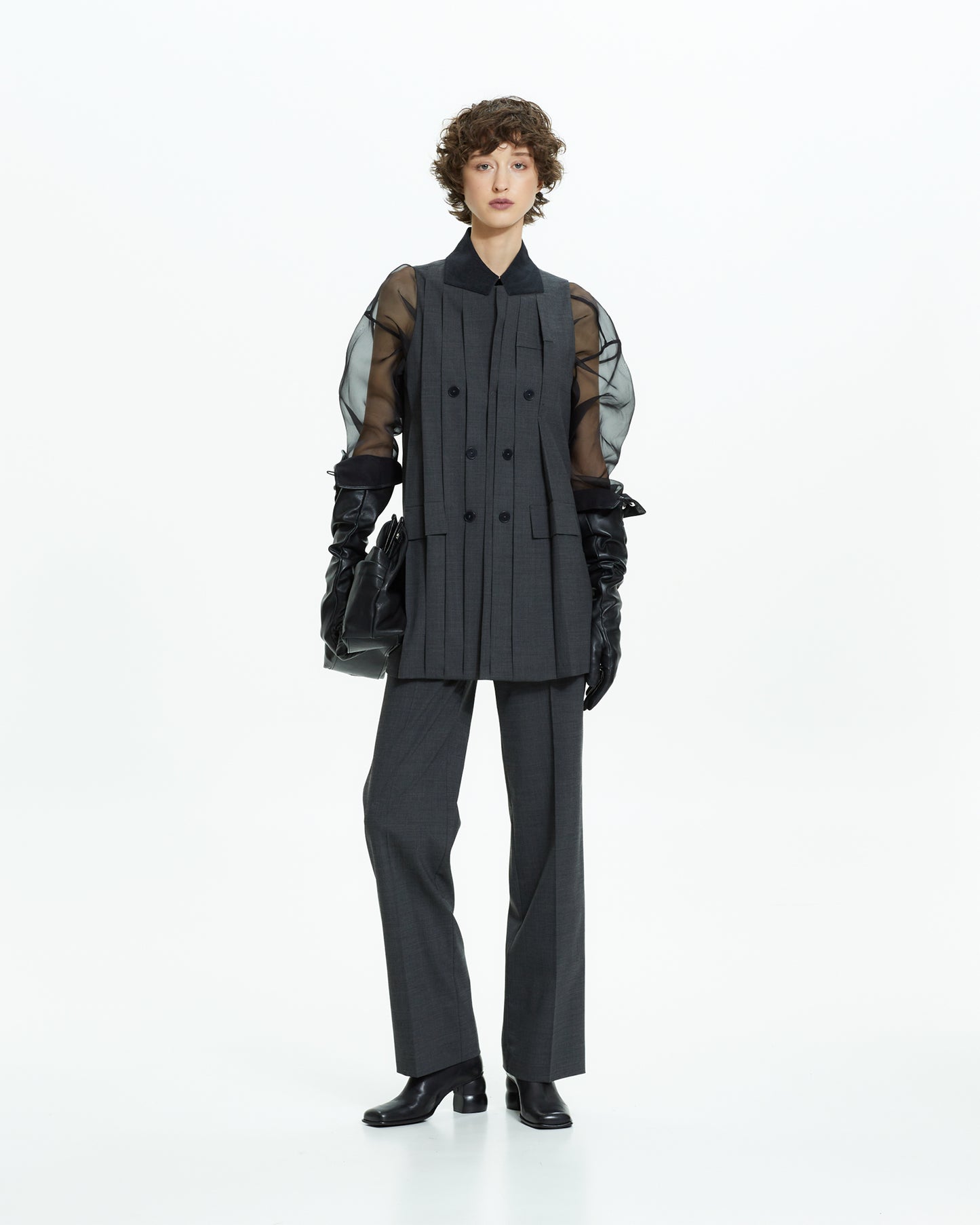 _MALLONI Pantalone sartoriale GRIGIO