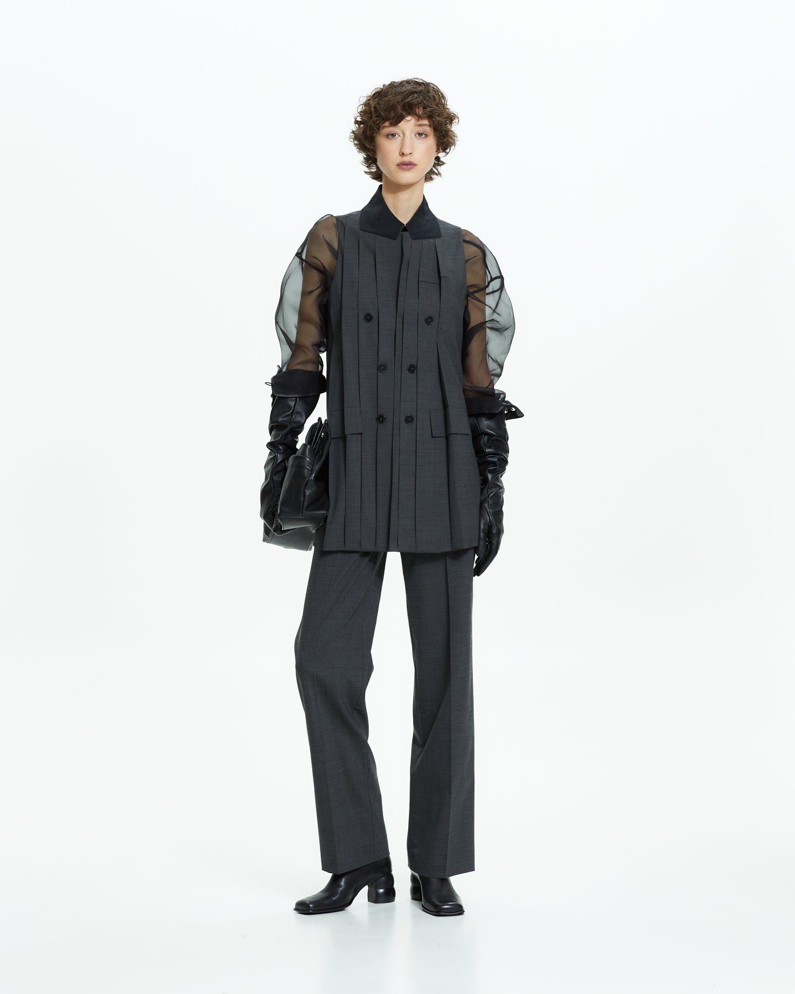 _MALLONI Pantalone sartoriale GRIGIO