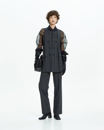 _MALLONI Pantalone sartoriale GRIGIO