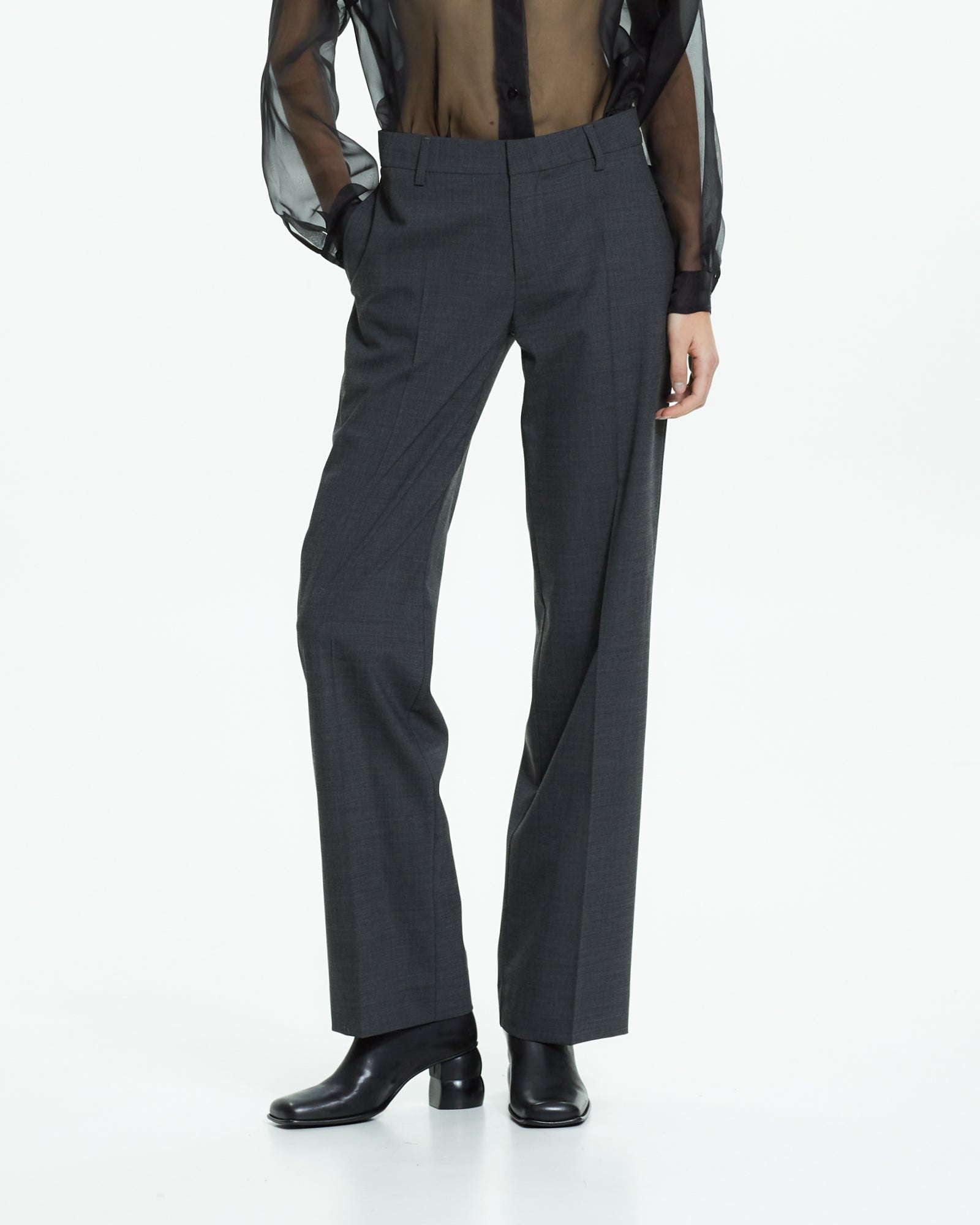 _MALLONI Pantalone sartoriale GRIGIO