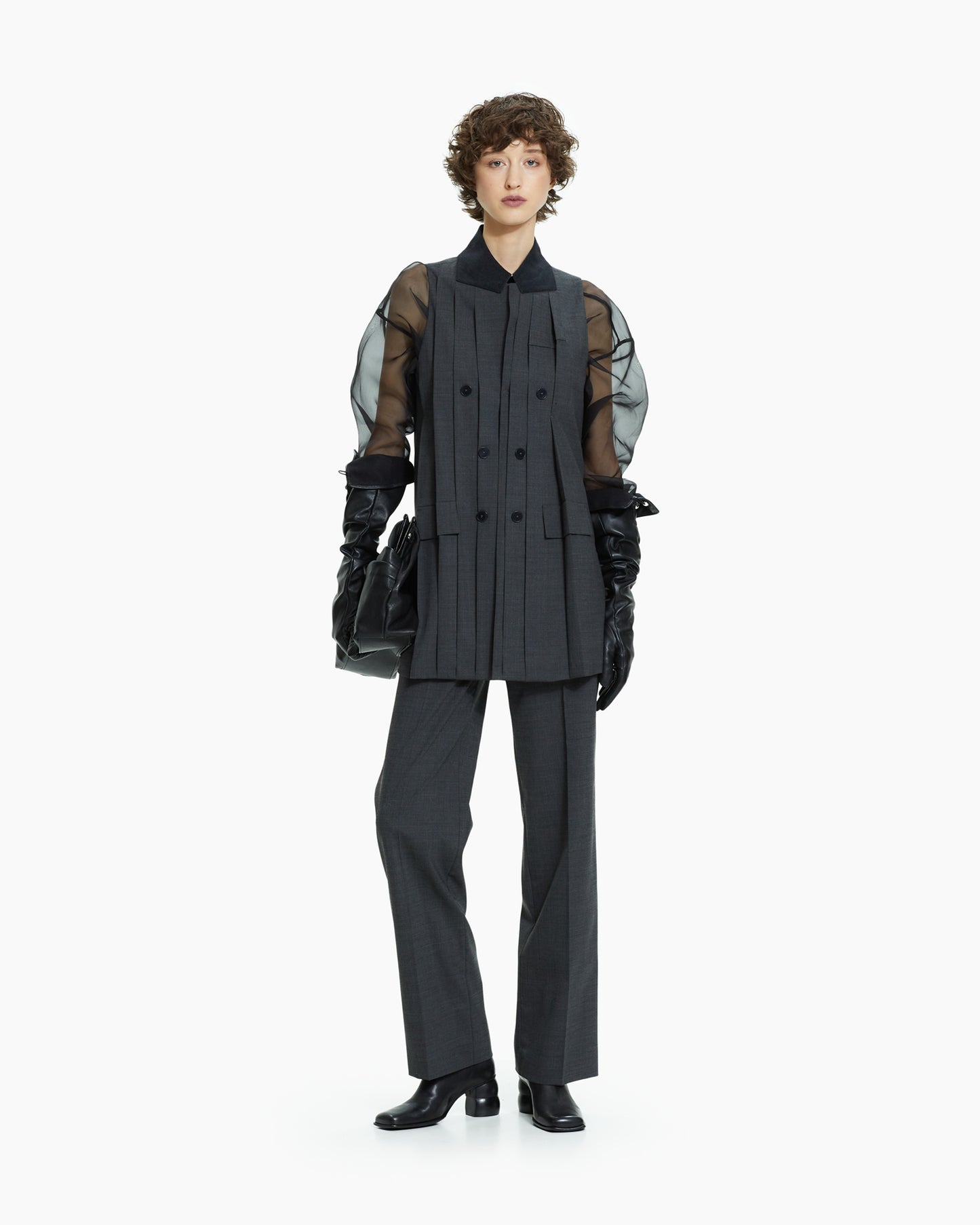_MALLONI Pantalone sartoriale GRIGIO
