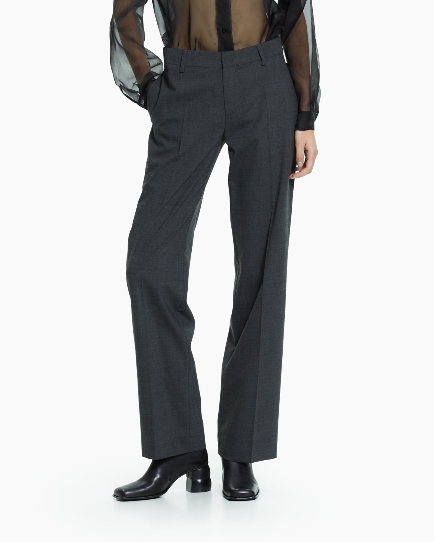 _MALLONI Pantalone sartoriale GRIGIO