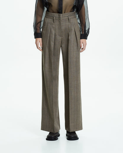 _MALLONI Pantalone gessato GRIGIO