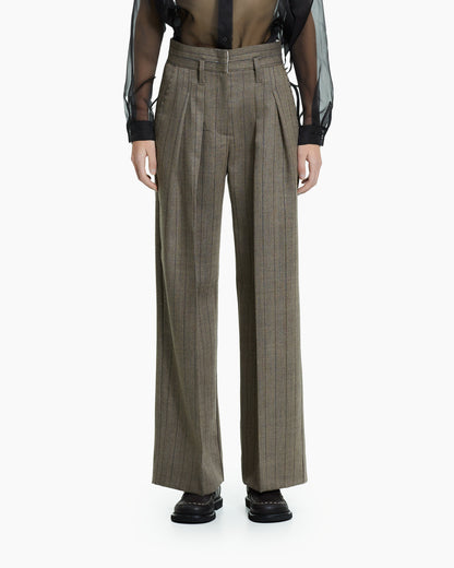 _MALLONI Pantalone gessato GRIGIO