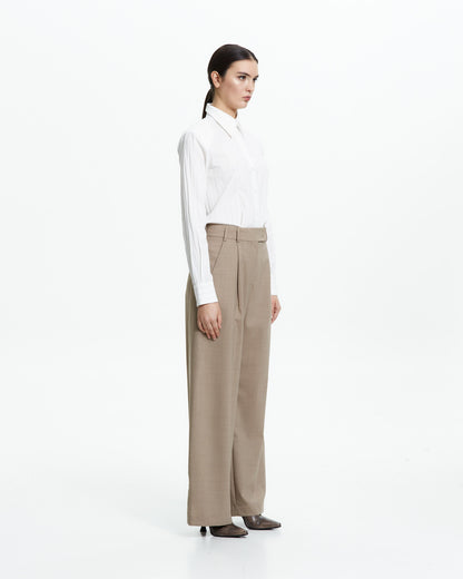 _MALLONI Pantalone wide-leg TORTORA