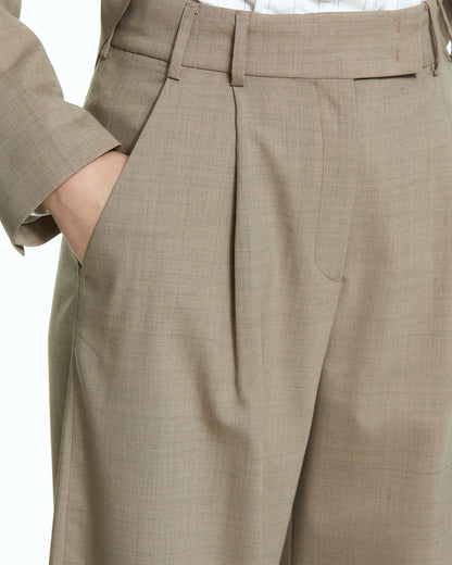 _MALLONI Pantalone wide-leg TORTORA