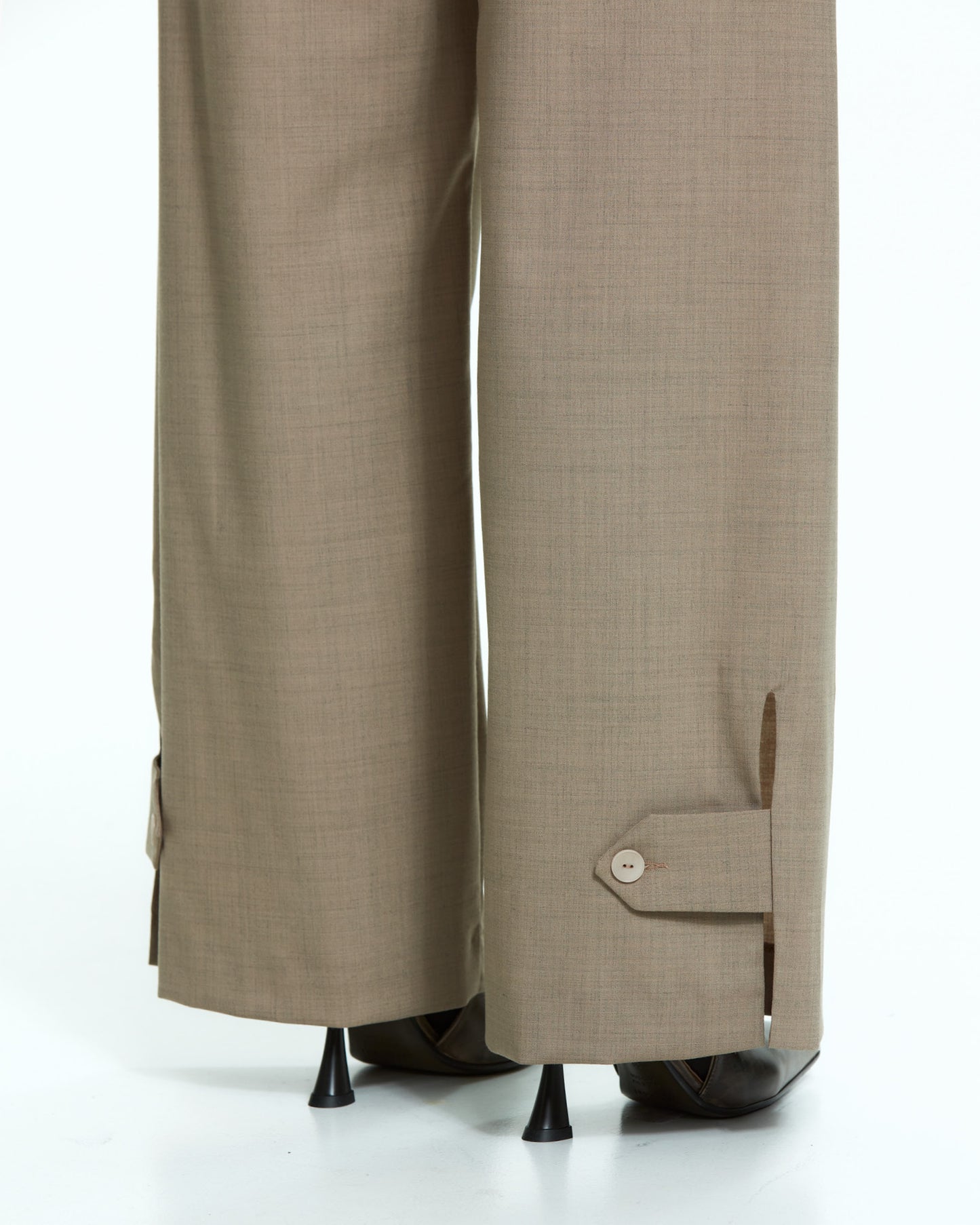 _MALLONI Pantalone wide-leg TORTORA
