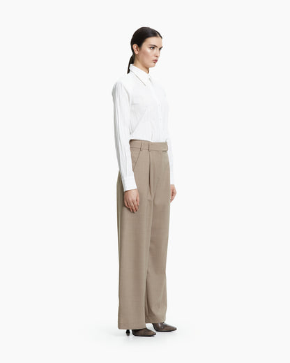 _MALLONI Pantalone wide-leg TORTORA