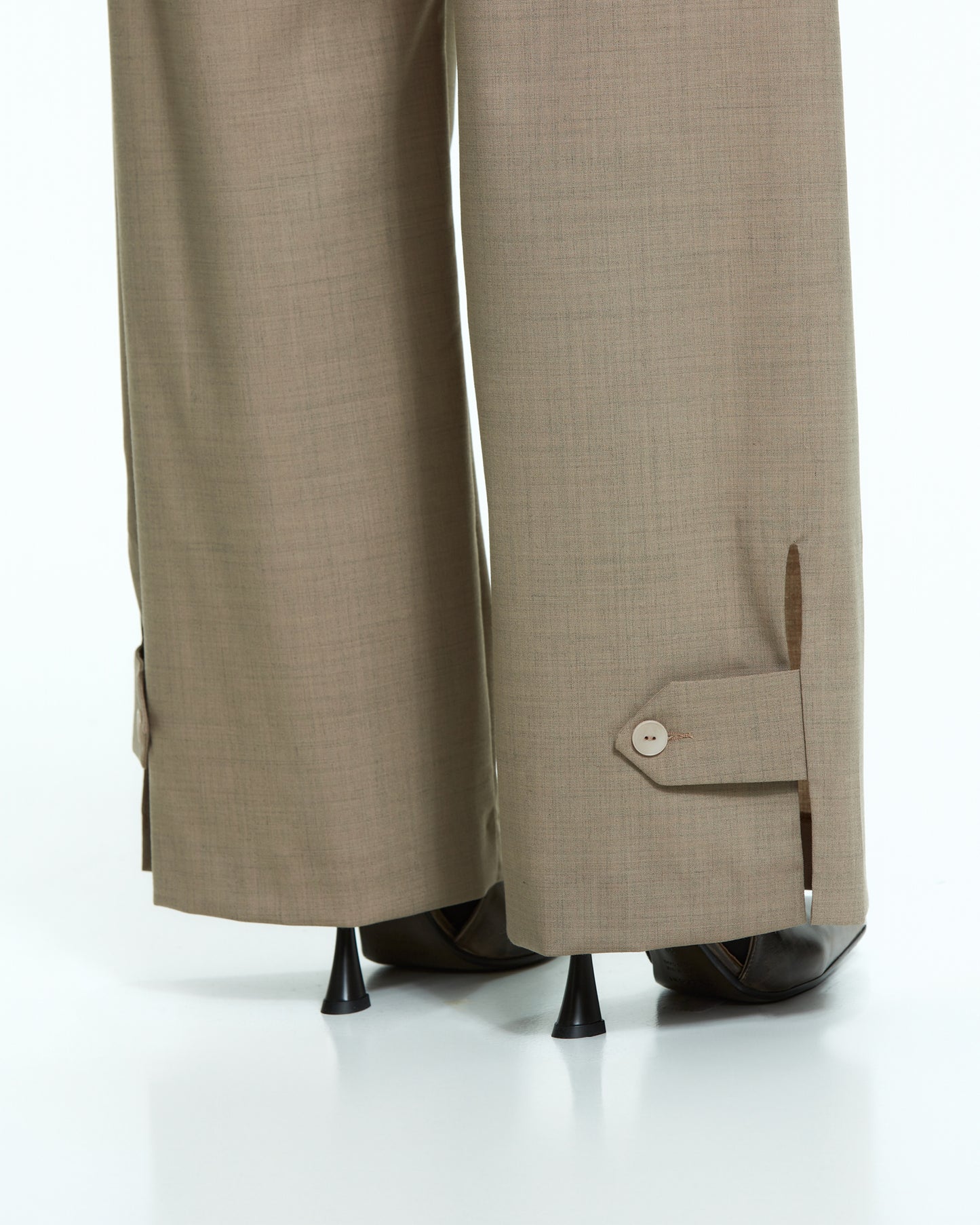 _MALLONI Pantalone wide-leg TORTORA
