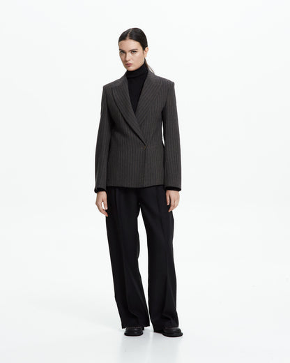 _MALLONI Pantalone palazzo NERO