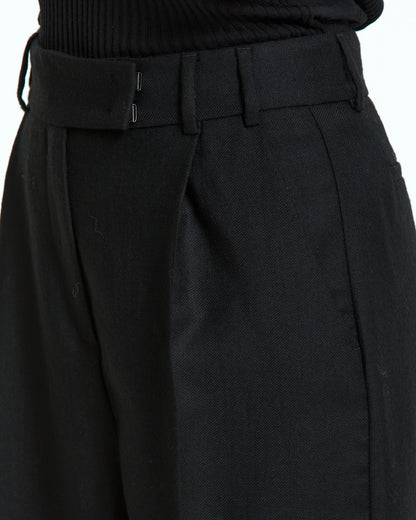 _MALLONI Pantalone palazzo NERO