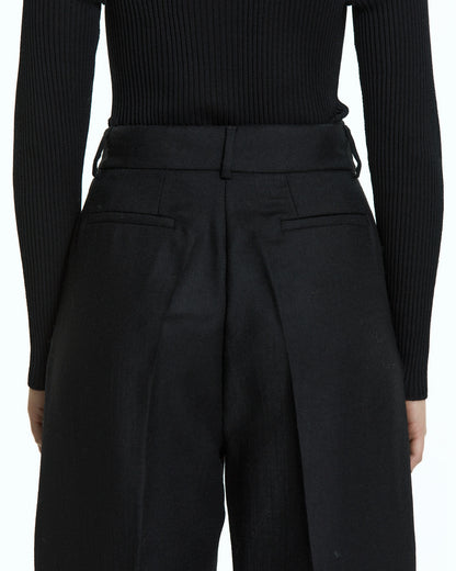 _MALLONI Pantalone palazzo NERO
