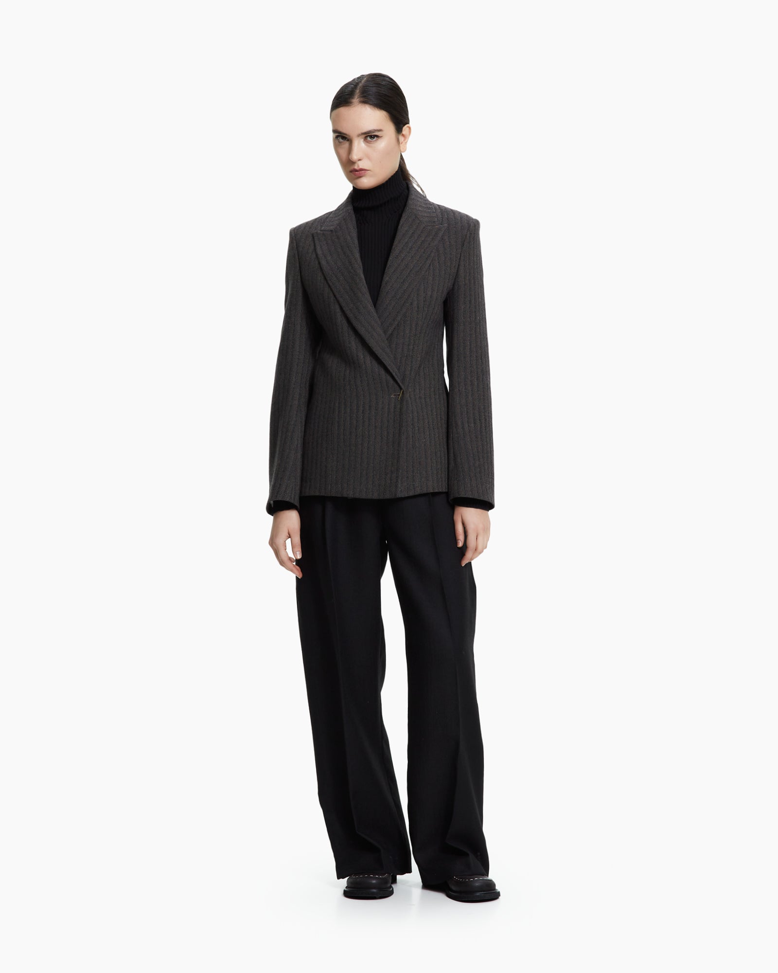 _MALLONI Pantalone palazzo NERO