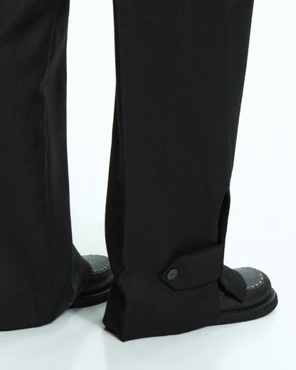 _MALLONI Pantalone palazzo NERO