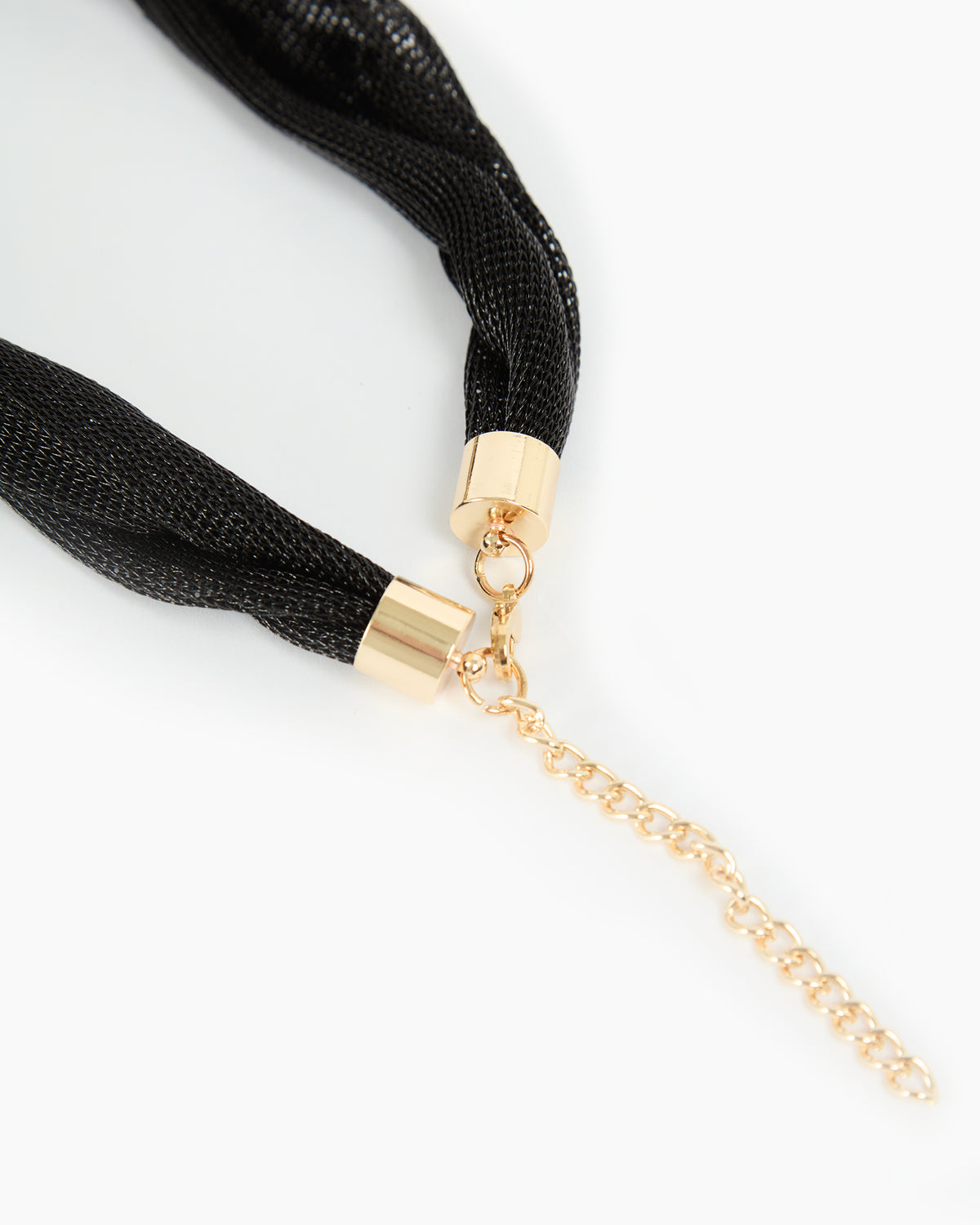_MALLONI Collana con fiore NERO
