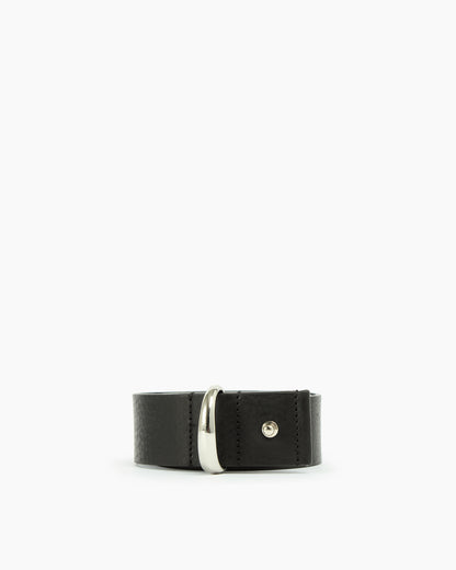 _MALLONI Cinta in pelle NERO