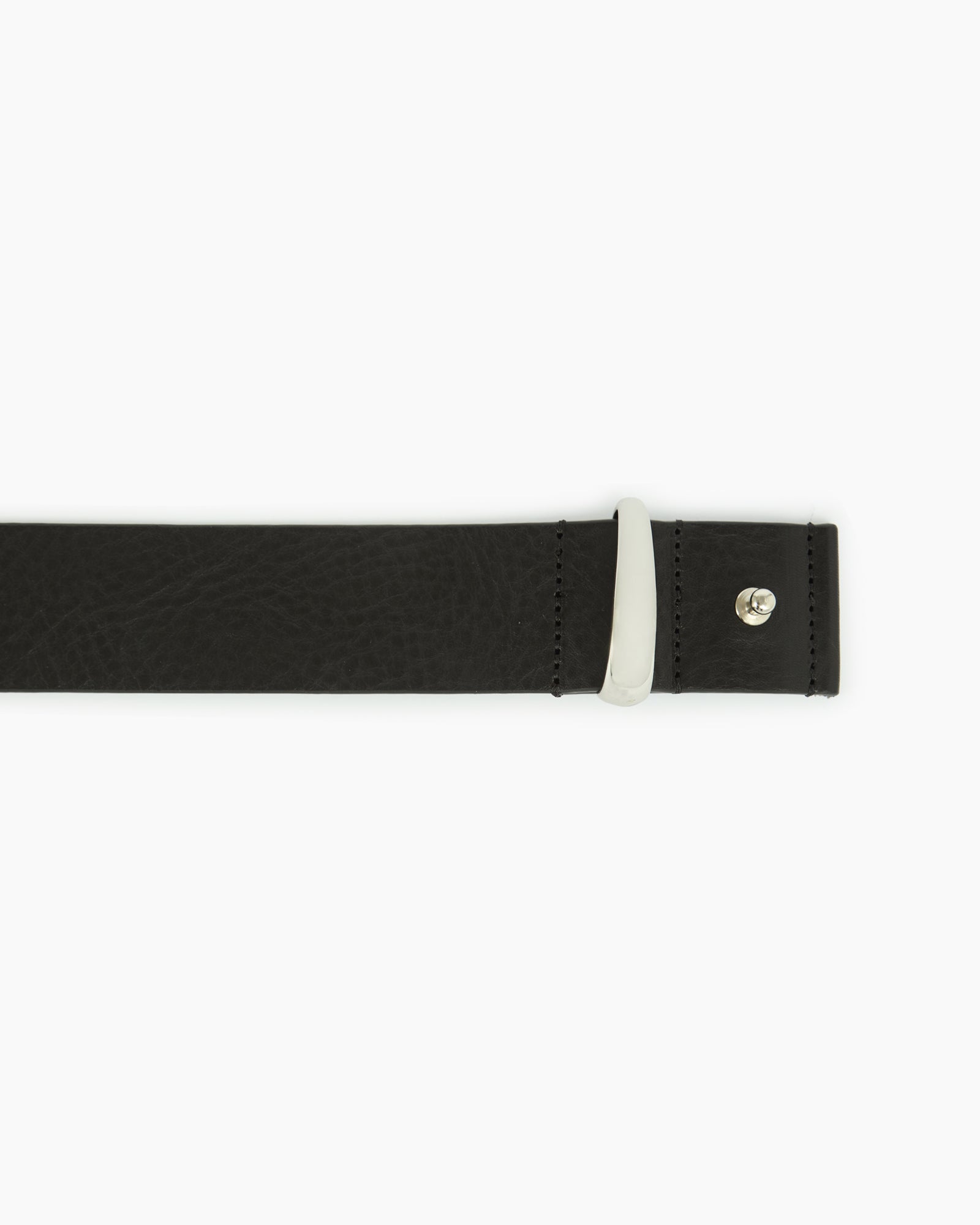_MALLONI Cinta in pelle NERO