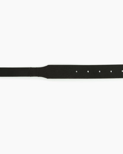 _MALLONI Cintura con anelli metallici NERO