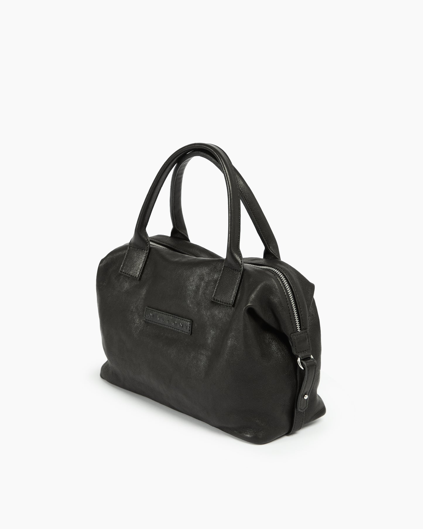 _MALLONI Borsa in pelle NERO