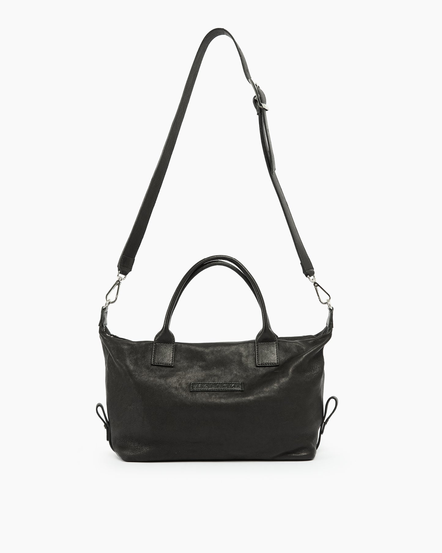 _MALLONI Borsa in pelle NERO