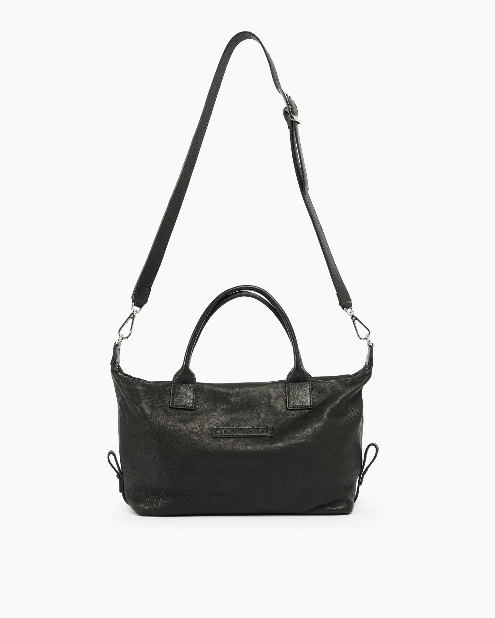 _MALLONI Borsa in pelle NERO
