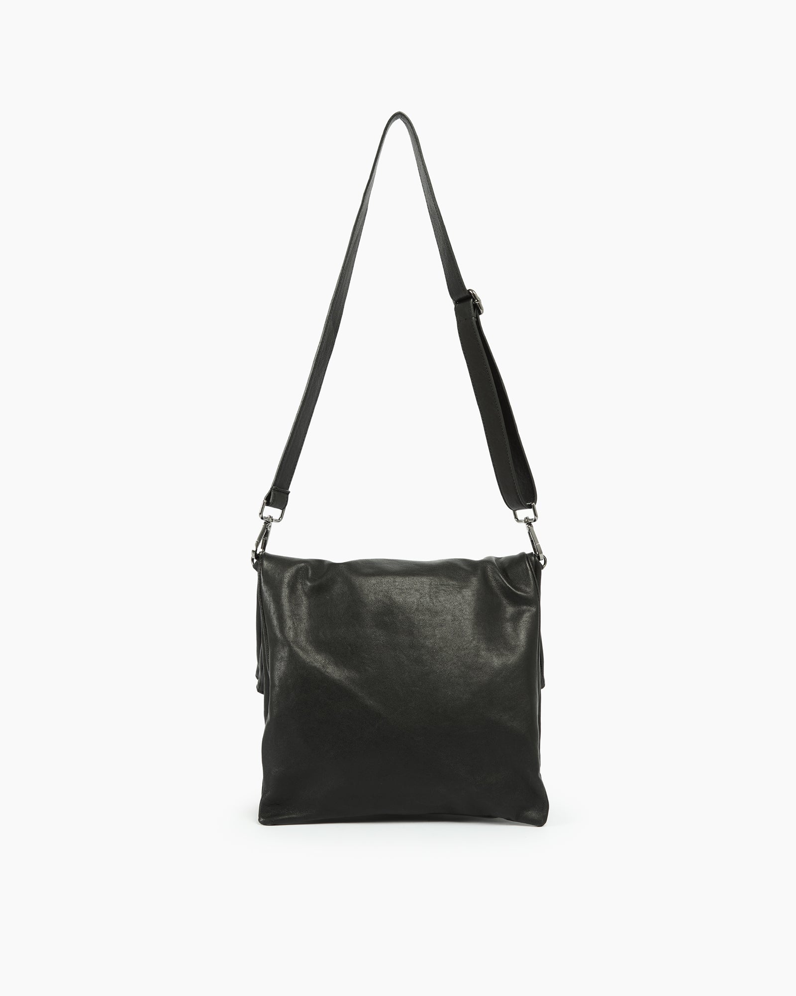 _MALLONI Borsa a tracolla in pelle NERO