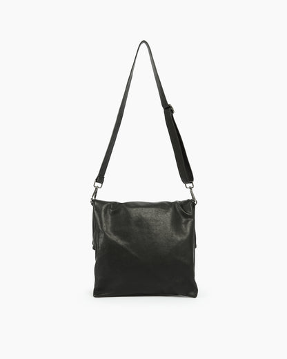 _MALLONI Borsa a tracolla in pelle NERO