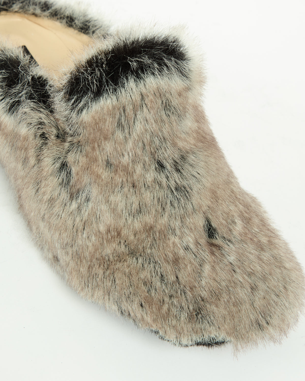 _MALLONI Mules in eco-pelliccia GRIGIO