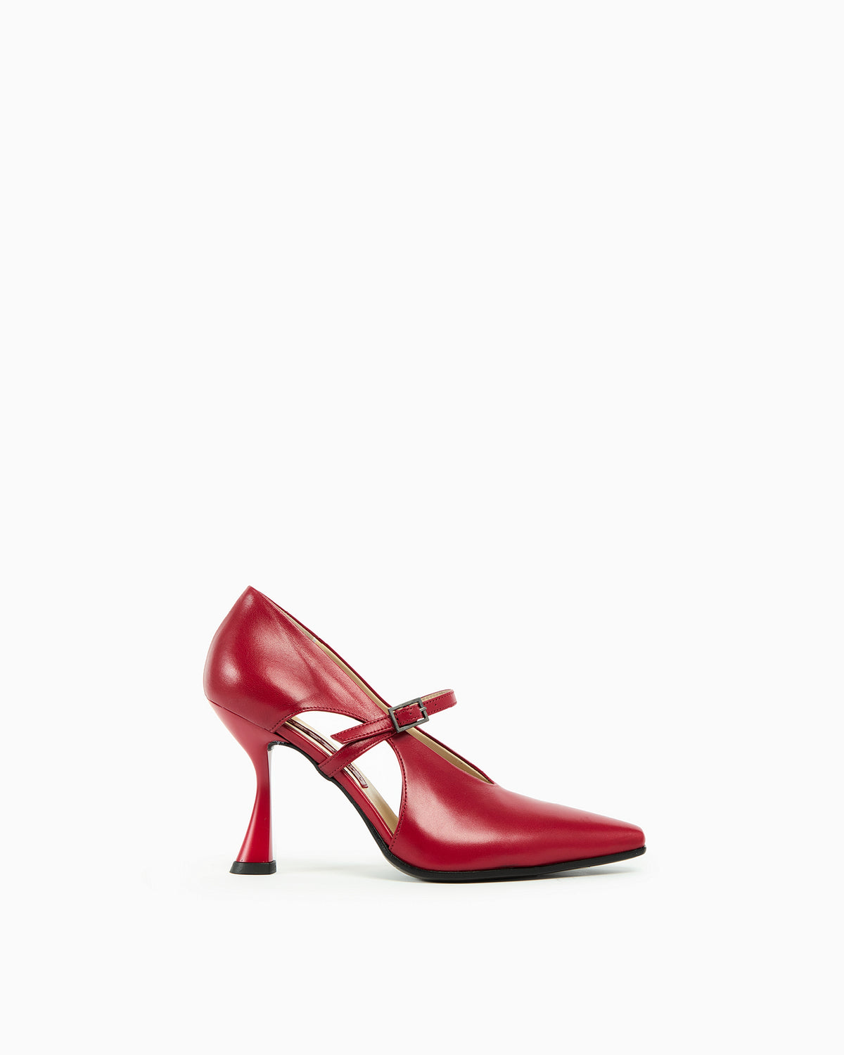 _MALLONI Décolleté con Tacco Scultoreo ROSSO
