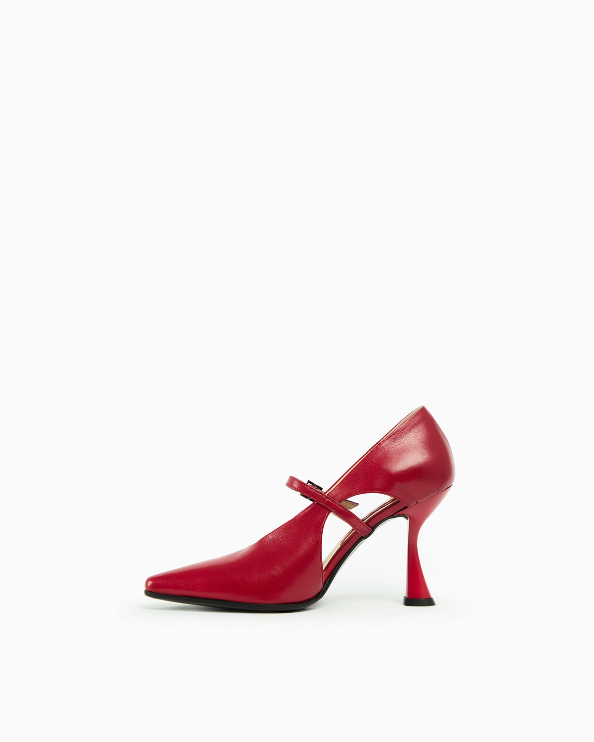 _MALLONI Décolleté con Tacco Scultoreo ROSSO