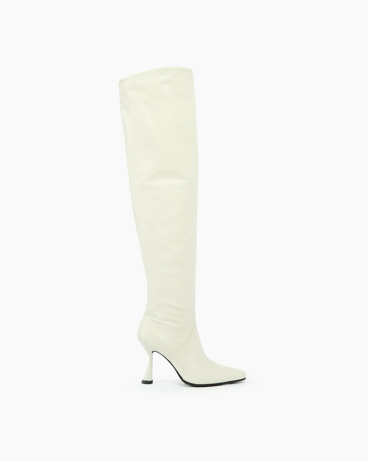 _MALLONI Stivale alto dalla silhouette slanciata BIANCO