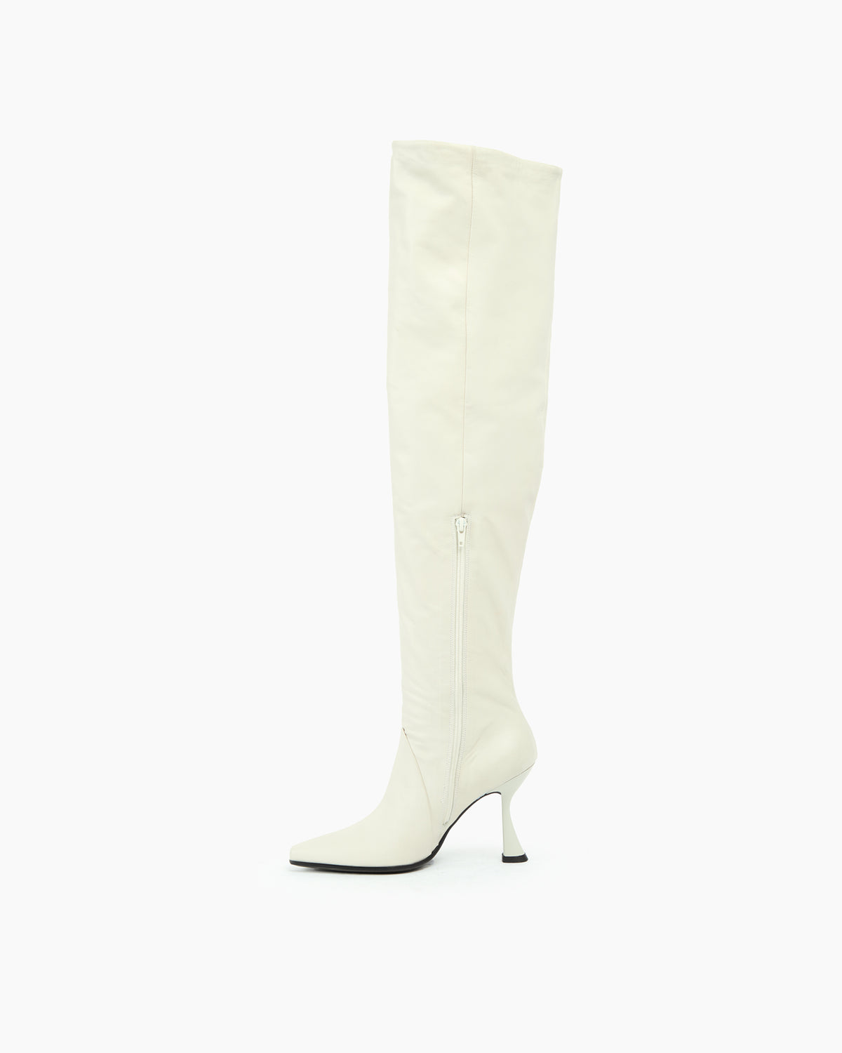 _MALLONI Stivale alto dalla silhouette slanciata BIANCO